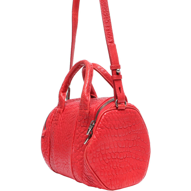 

Alexander Wang Red Leather Small Rockie Satchel