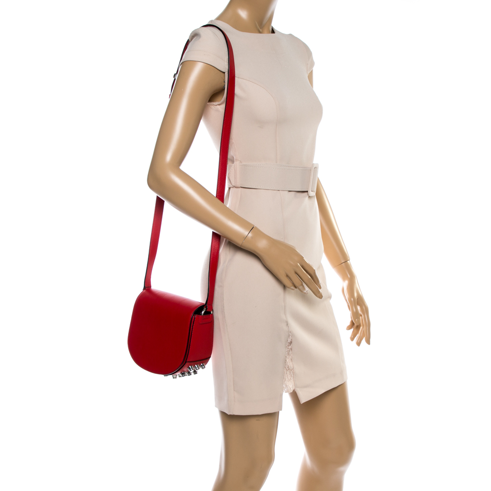 

Alexander Wang Red Leather Mini Lia Crossbody Bag