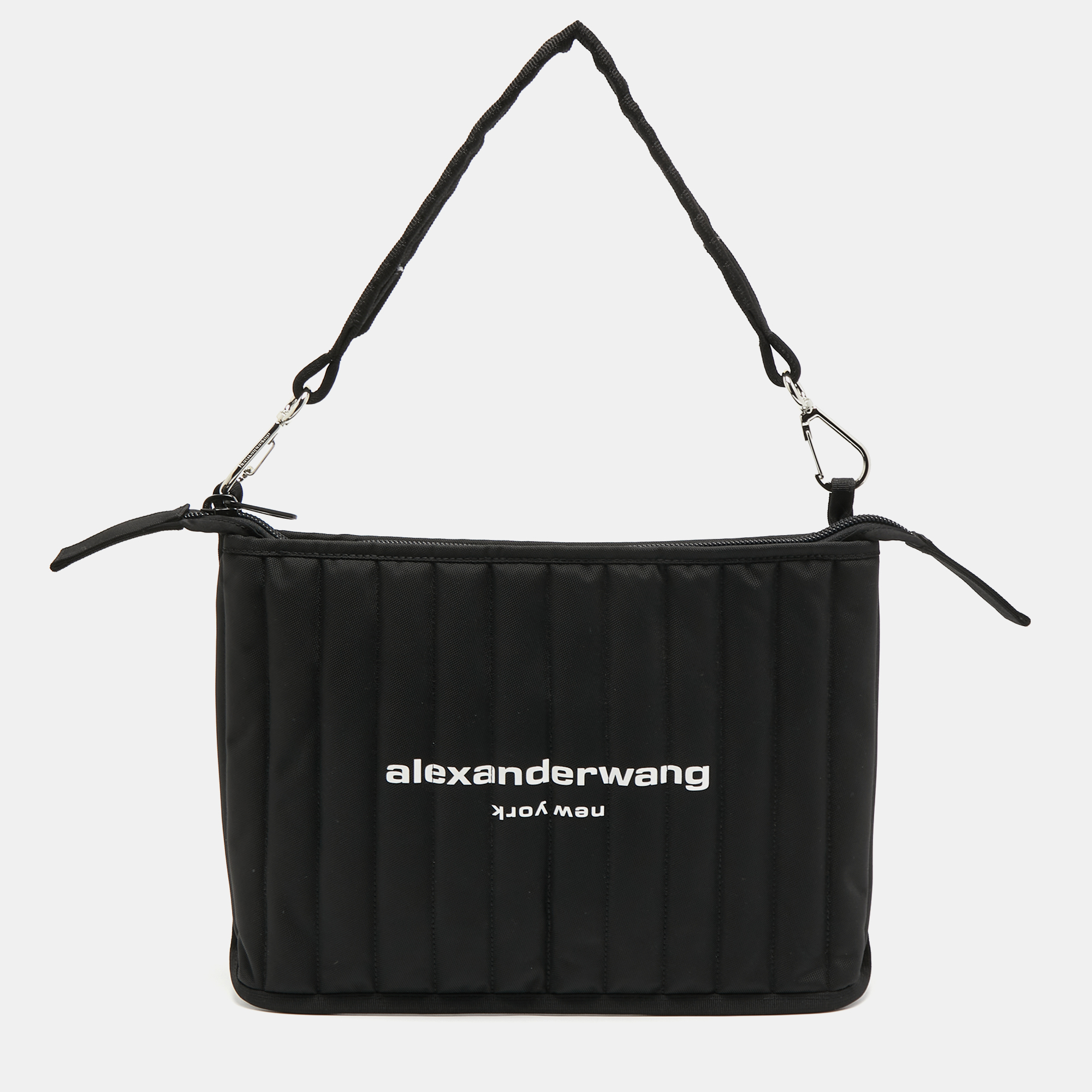 Alexander Wang Black Nylon Elite Laptop Bag Alexander Wang | The Luxury ...