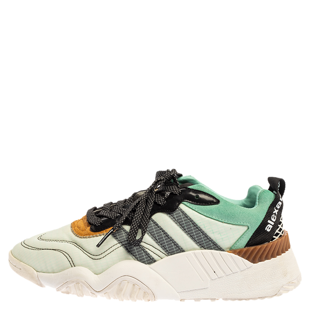 

Alexander Wang Multicolor Mesh, Suede and Leather x Adidas Turnout Trainer Size FR41 1/2