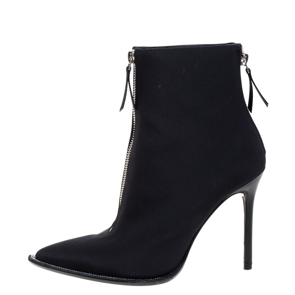 

Alexander Wang Black Nylon Eri Boots Size