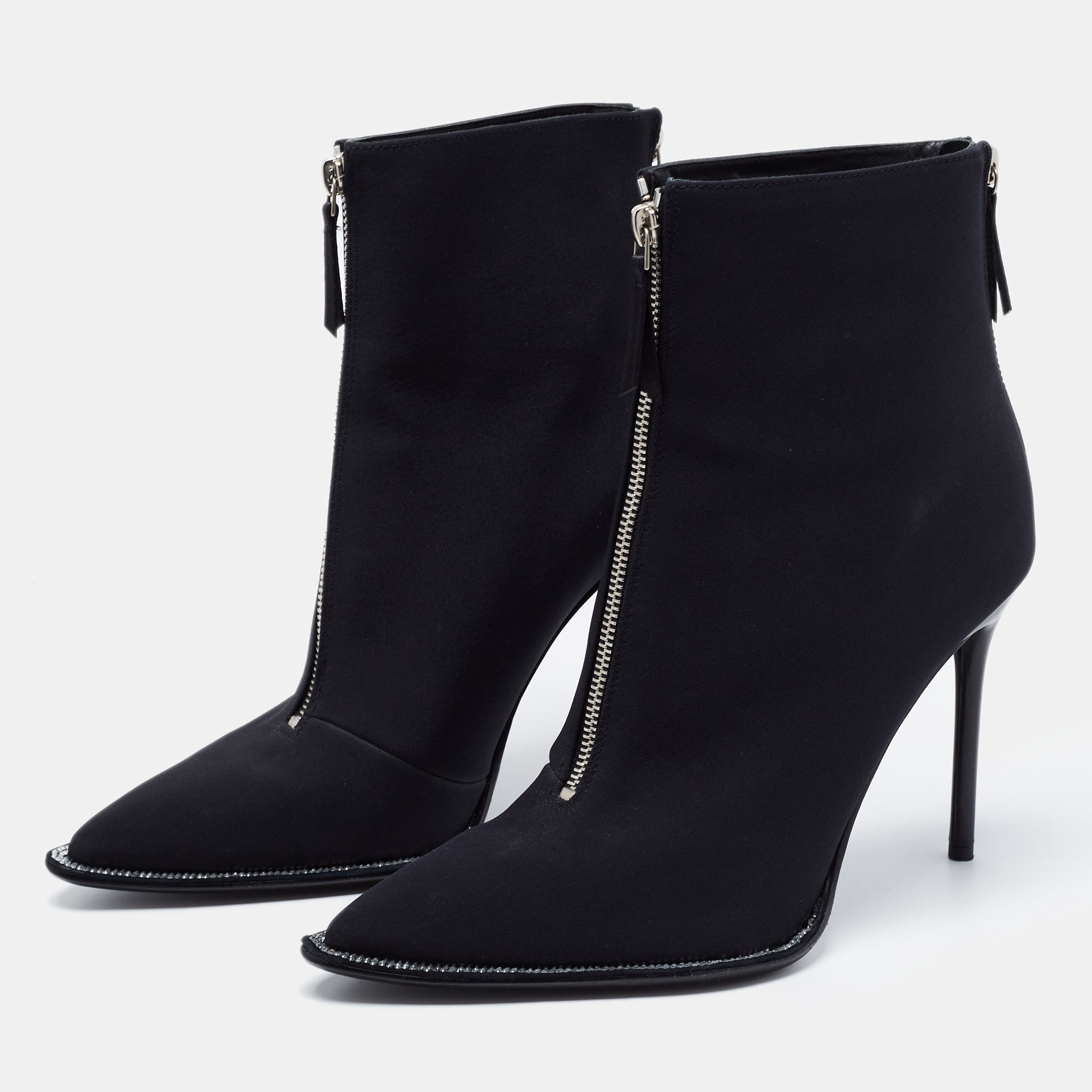 

Alexander Wang Black Nylon Eri Booties Size