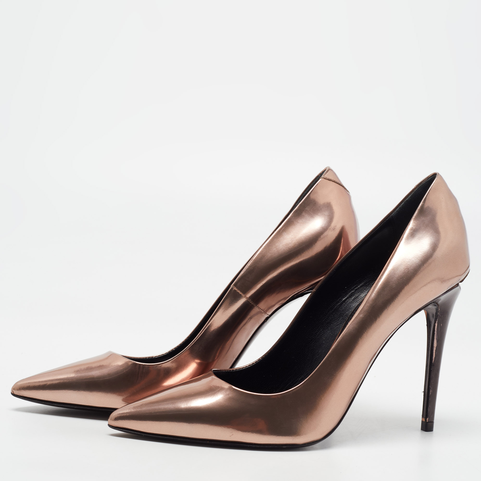 

Alexander Wang Metallic Leather Trista Pumps Size