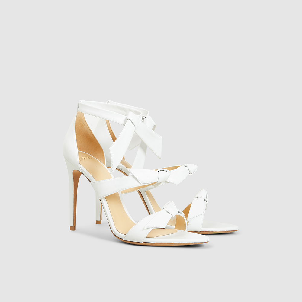 

ALEXANDRE BIRMAN White Lolita Heeled Leather Sandals IT