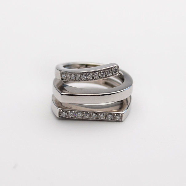

Alfieri & St. John Diamonds White Gold Ring Size, Silver