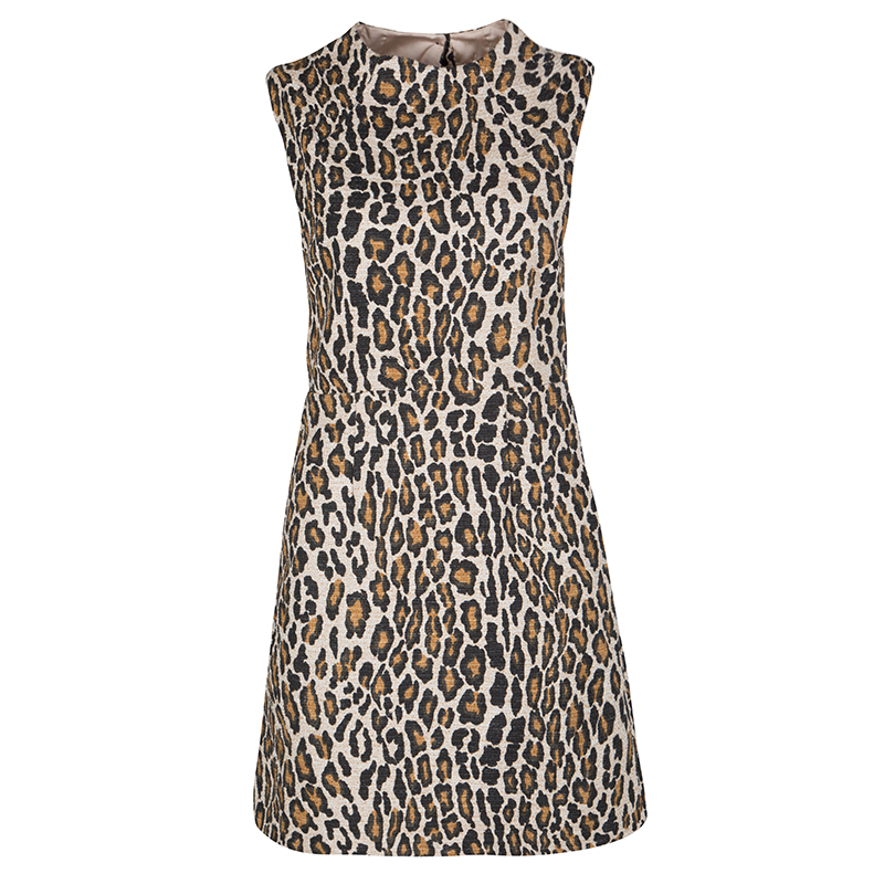 alice and olivia animal print dress