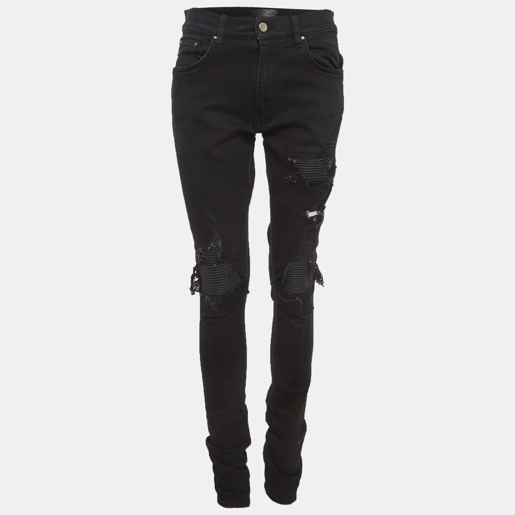 

Amiri Black Denim Skinny Jeans L/Waist 30"