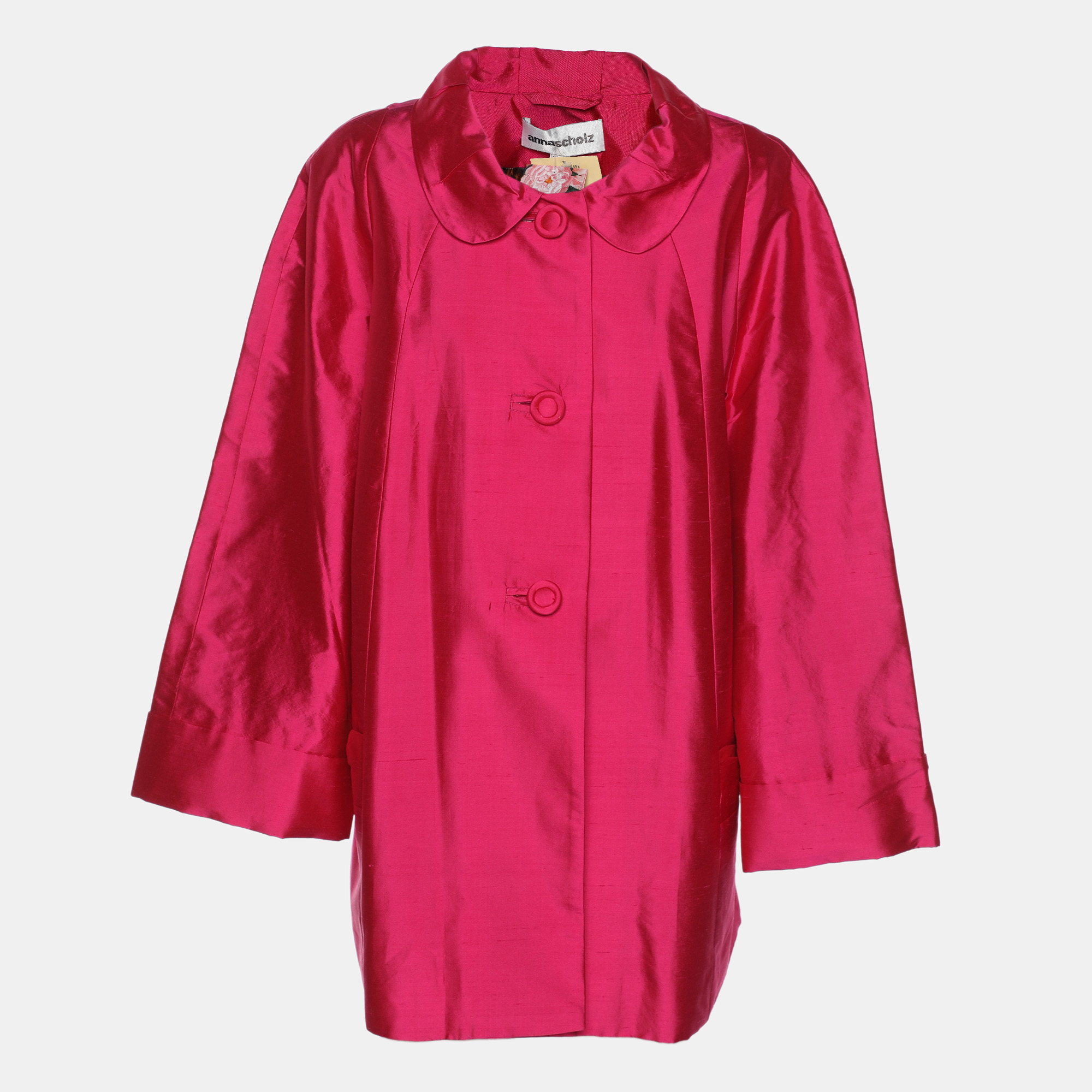 

Anna Scholz Pink Satin Dupion T50 Jacket XL