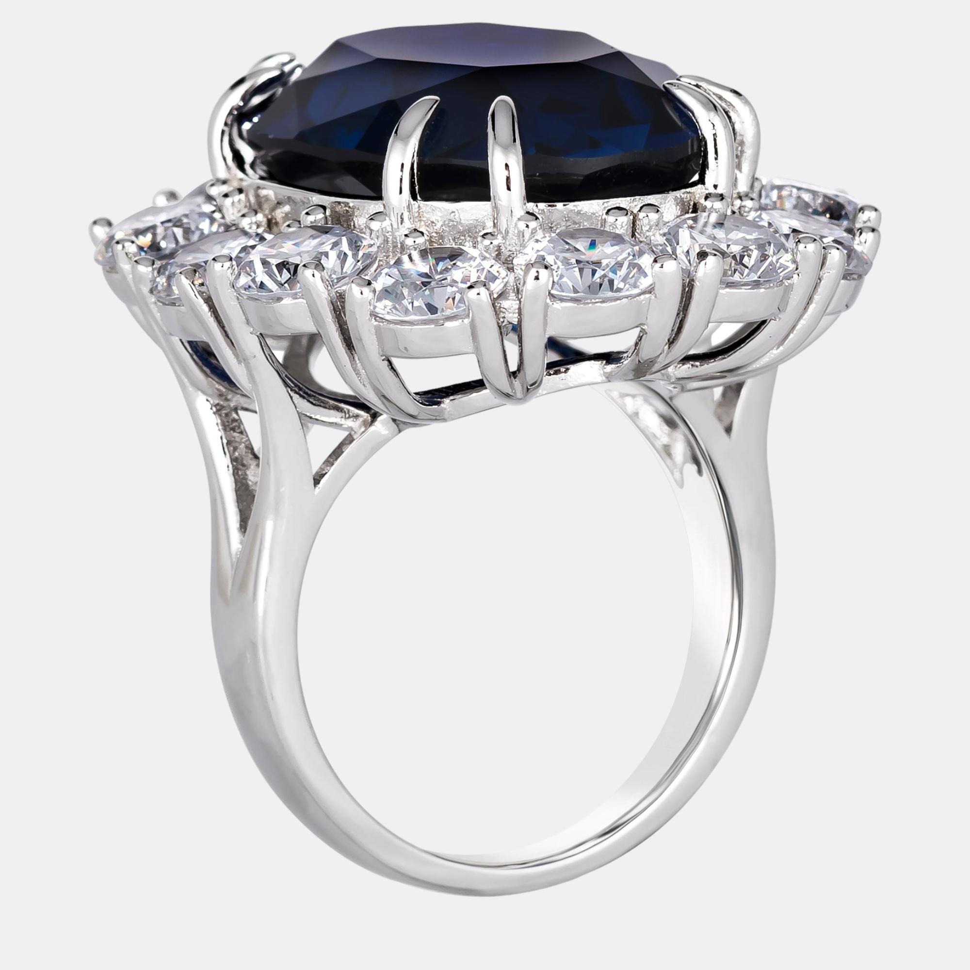 

Anna Zuckerman Princess Diana Blue Sapphire Ring  Jewelry