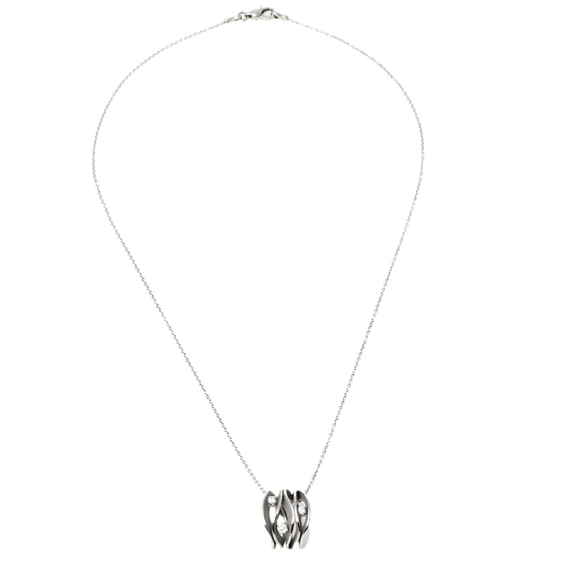 

Annamaria Cammilli Dune Diamond 18K White Gold Pendant Necklace