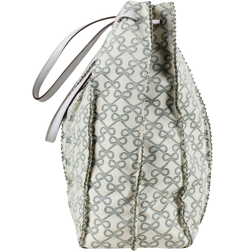 

Anya Hindmarch Multi-Colored Print Cabas With Bow Shoulder Bag, Multicolor