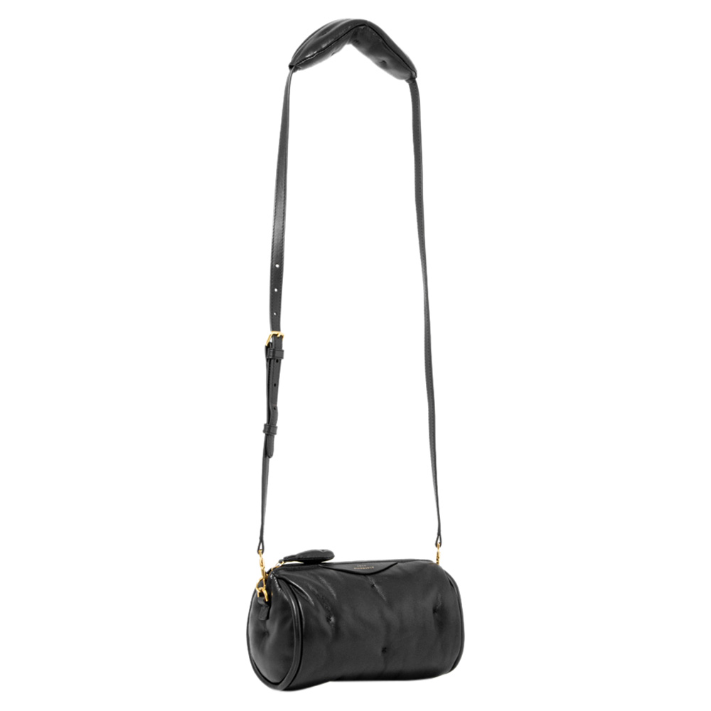 

Anya Hindmarch Black Leather Chubby Barrel Crossbody Bag