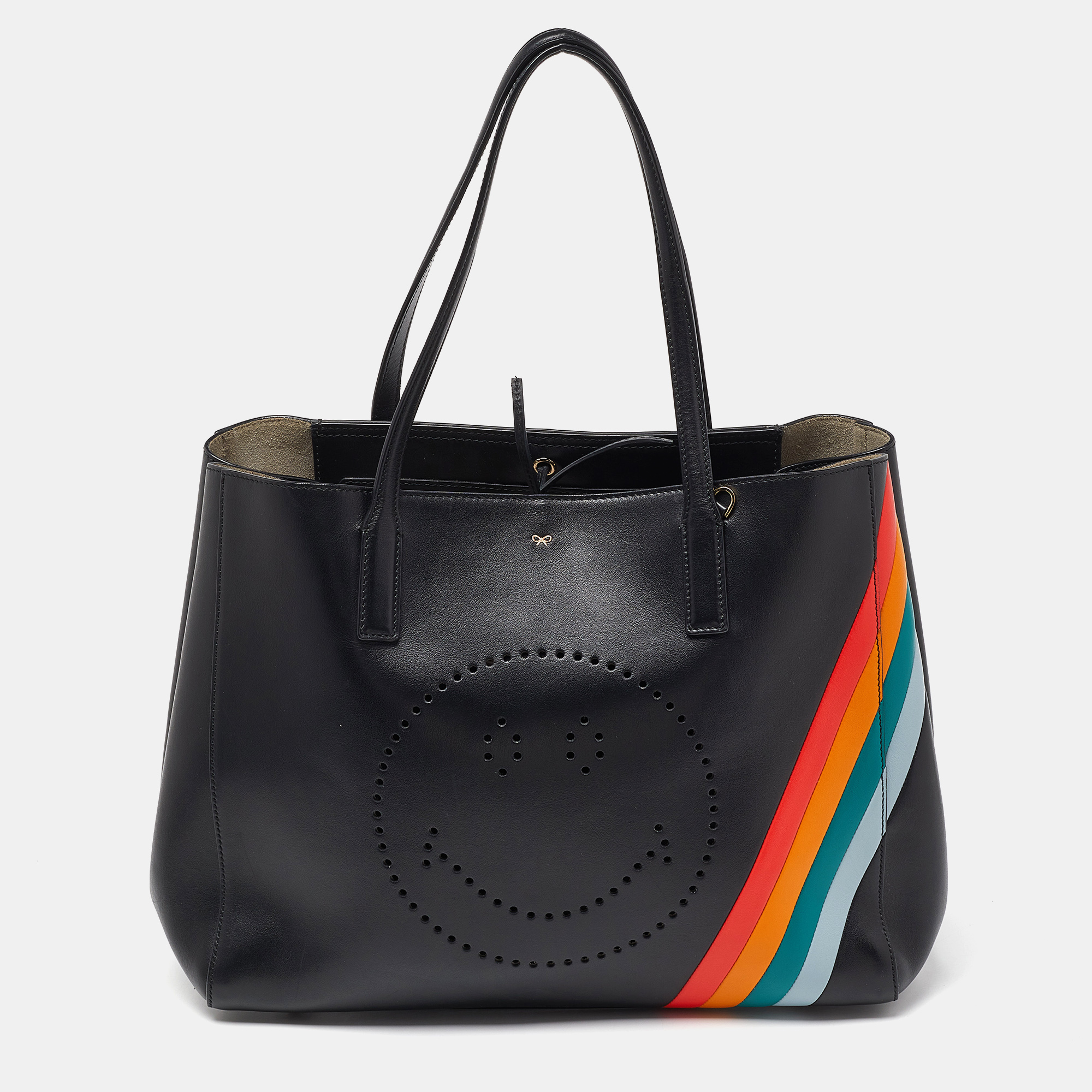 

Anya Hindmarch Black Leather Tote