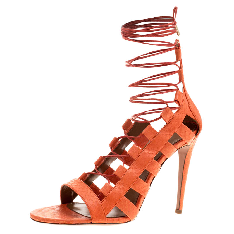 amazon orange sandals