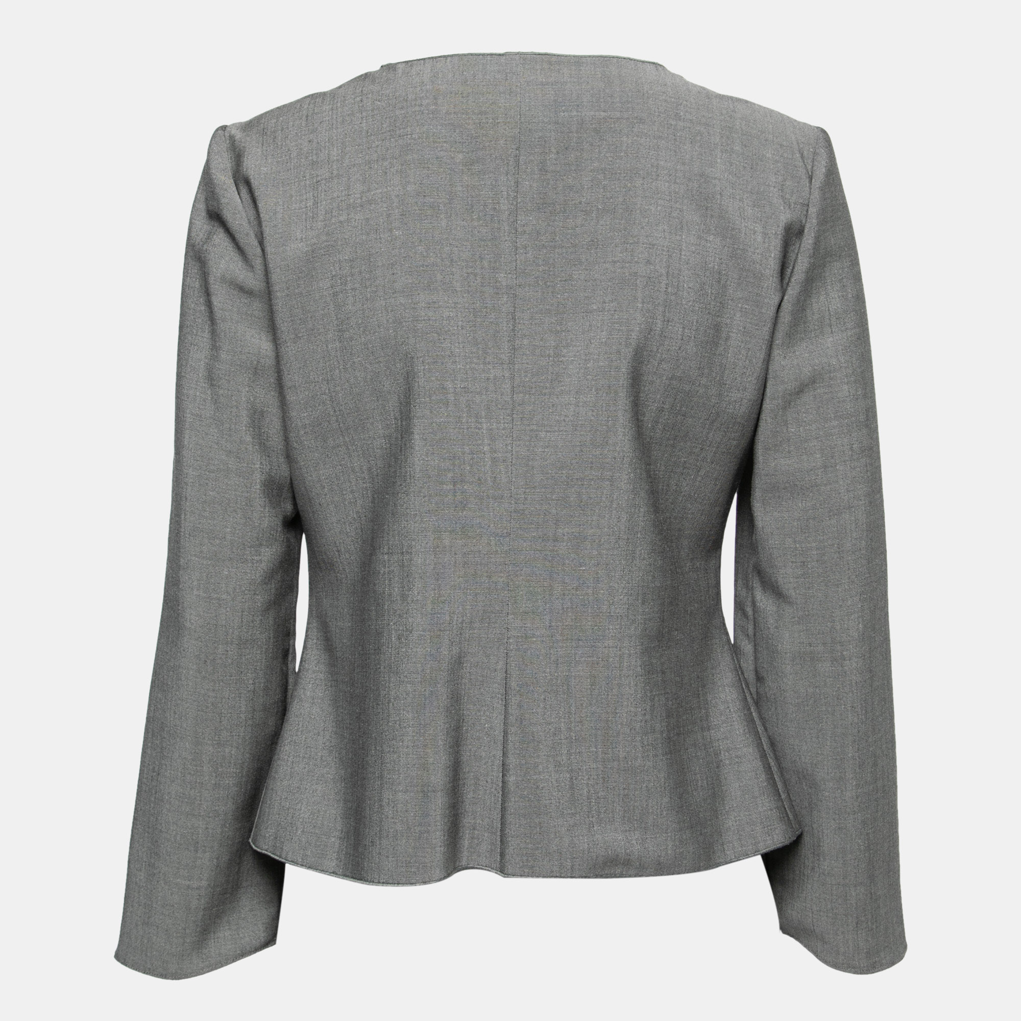 

Armani Collezioni Grey Wool Double Breasted Blazer