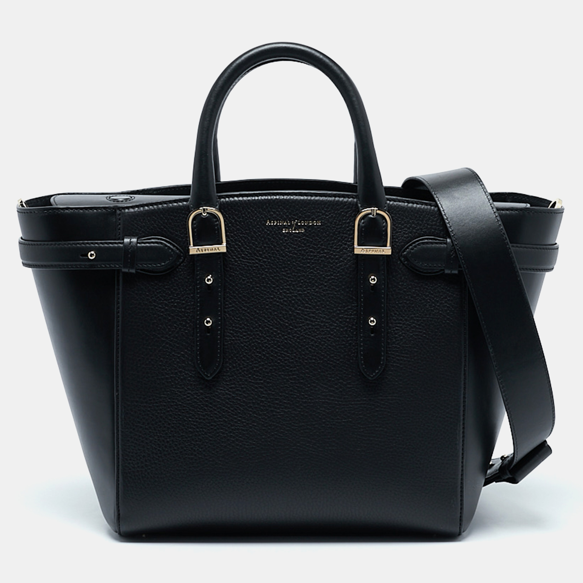 

Aspinal Of London Black Leather Marylebone Tote