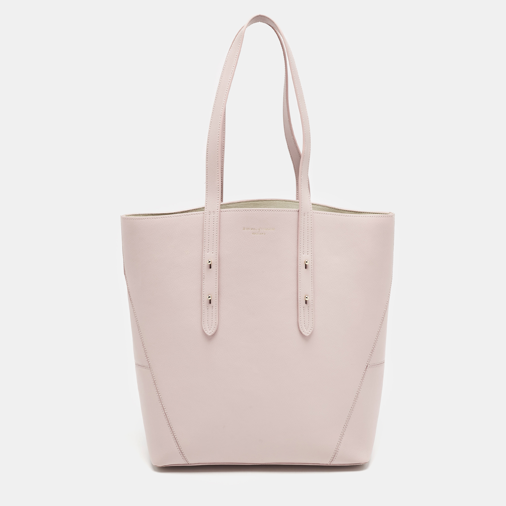 

Aspinal Of London Pink Leather Essential Tote