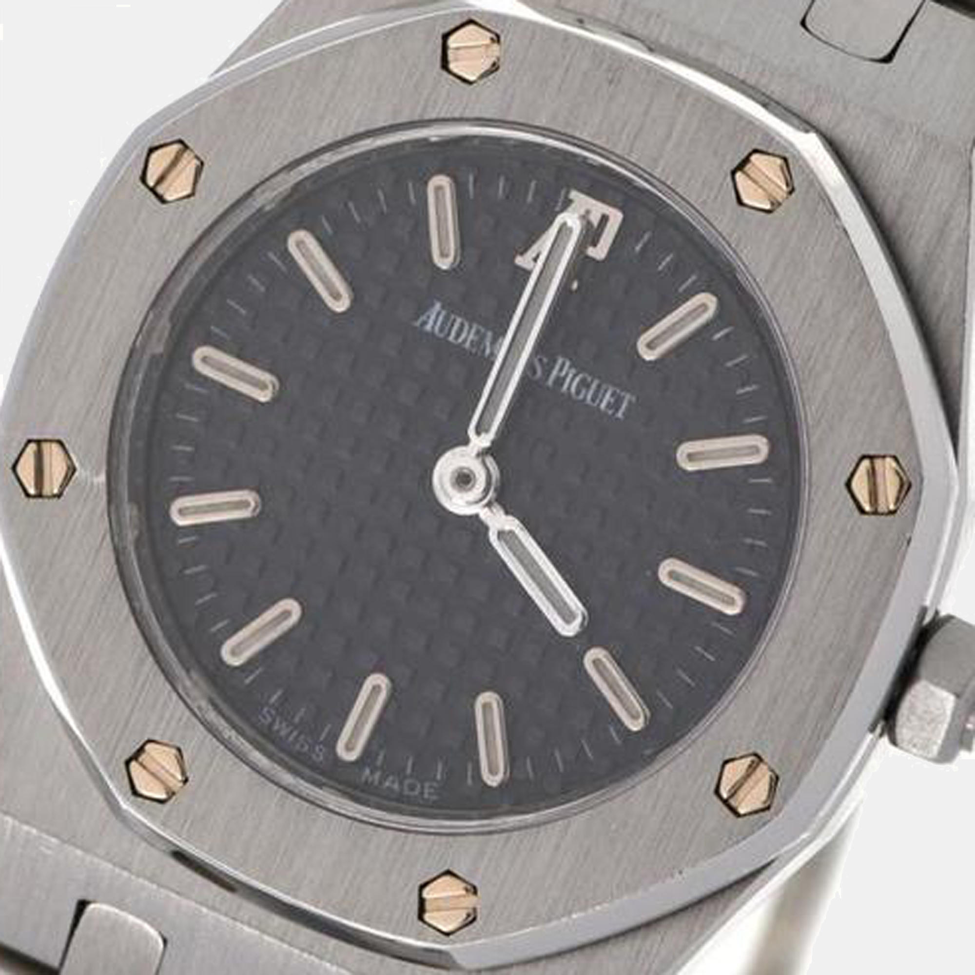 

Audemars Piguet Black Stainless Steel Royal Oak 67075ST.OO.1100ST.01 Automatic Women's Wristwatch 20 mm