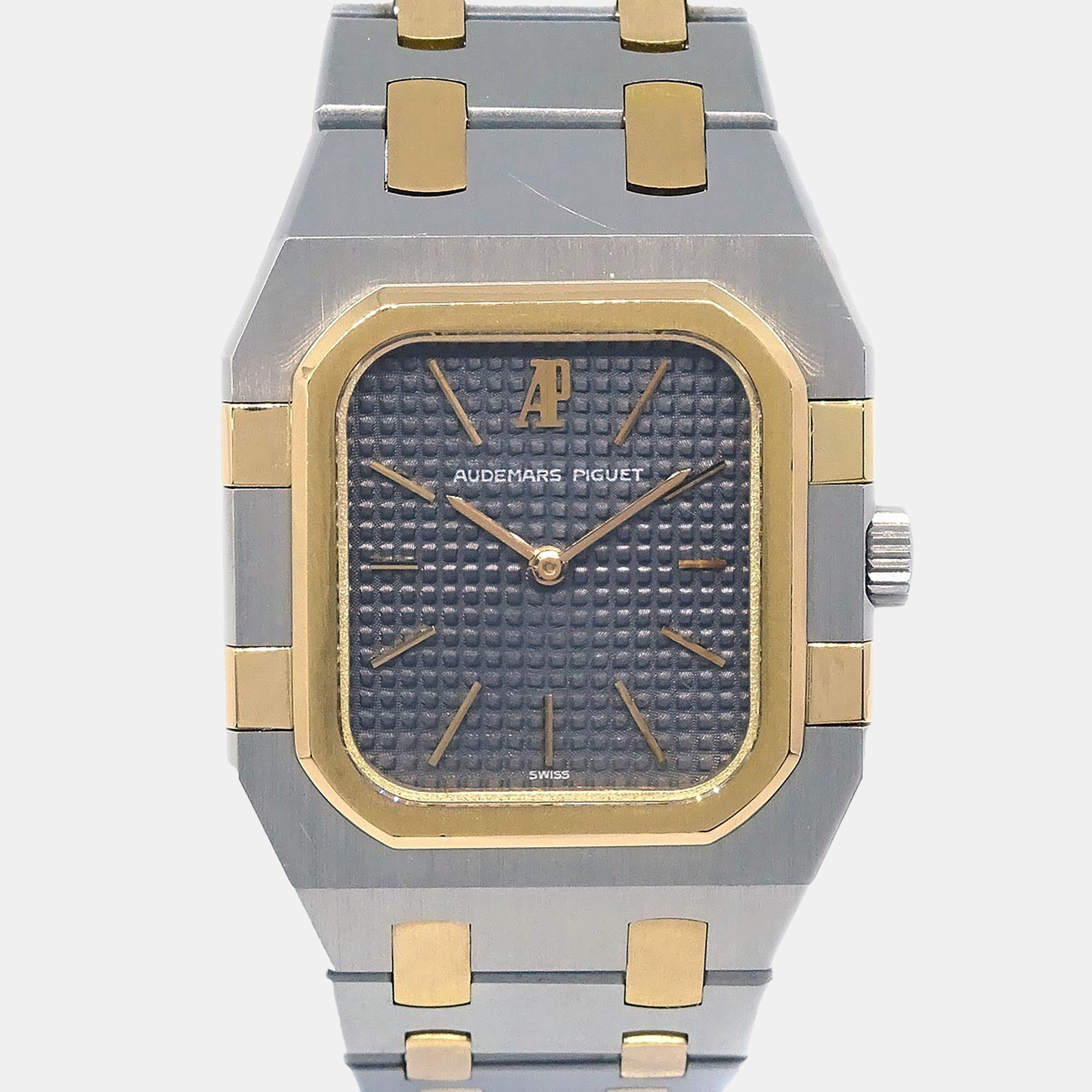 

Audemars Piguet Royal Oak 6005SA Quartz 18k Yellow Gold Women's Wristwatch 33 mm, Grey