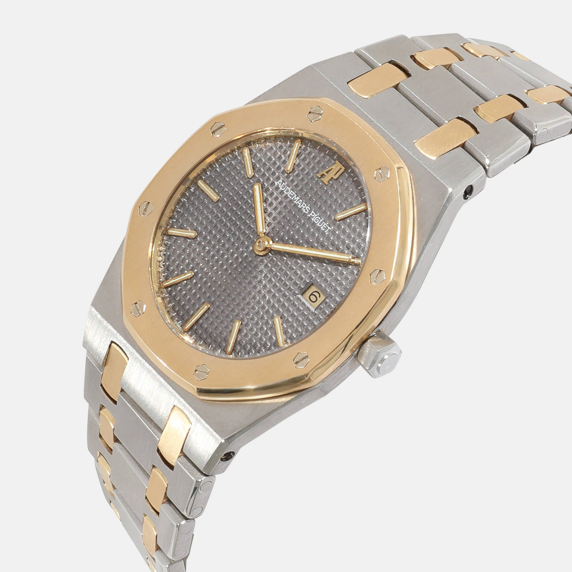 

Audemars Piguet Grey 18k Yellow Gold And Stainless Steel Royal Oak 56175SA Quartz Women's Wristwatch 33 mm
