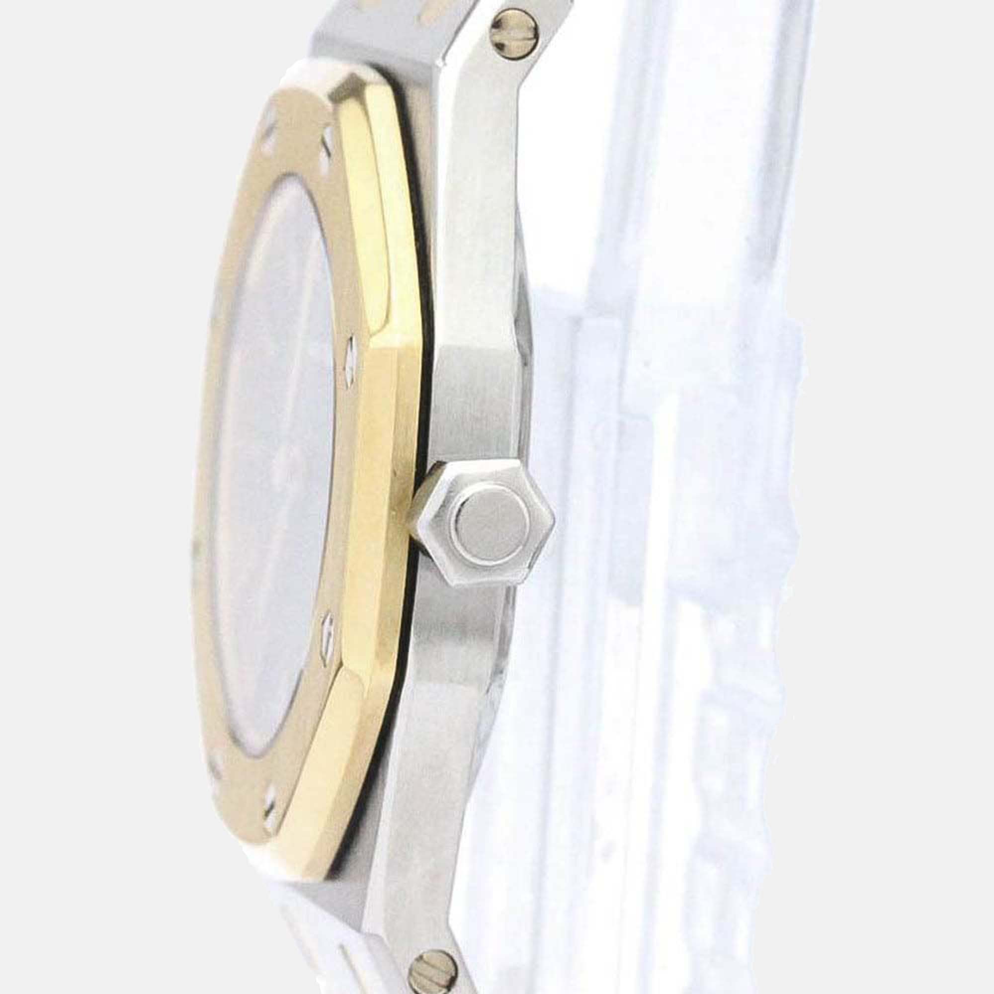 

Audemars Piguet Grey 18K Yellow Gold And Stainless Steel Royal Oak Women's Wristwatch 26 mm