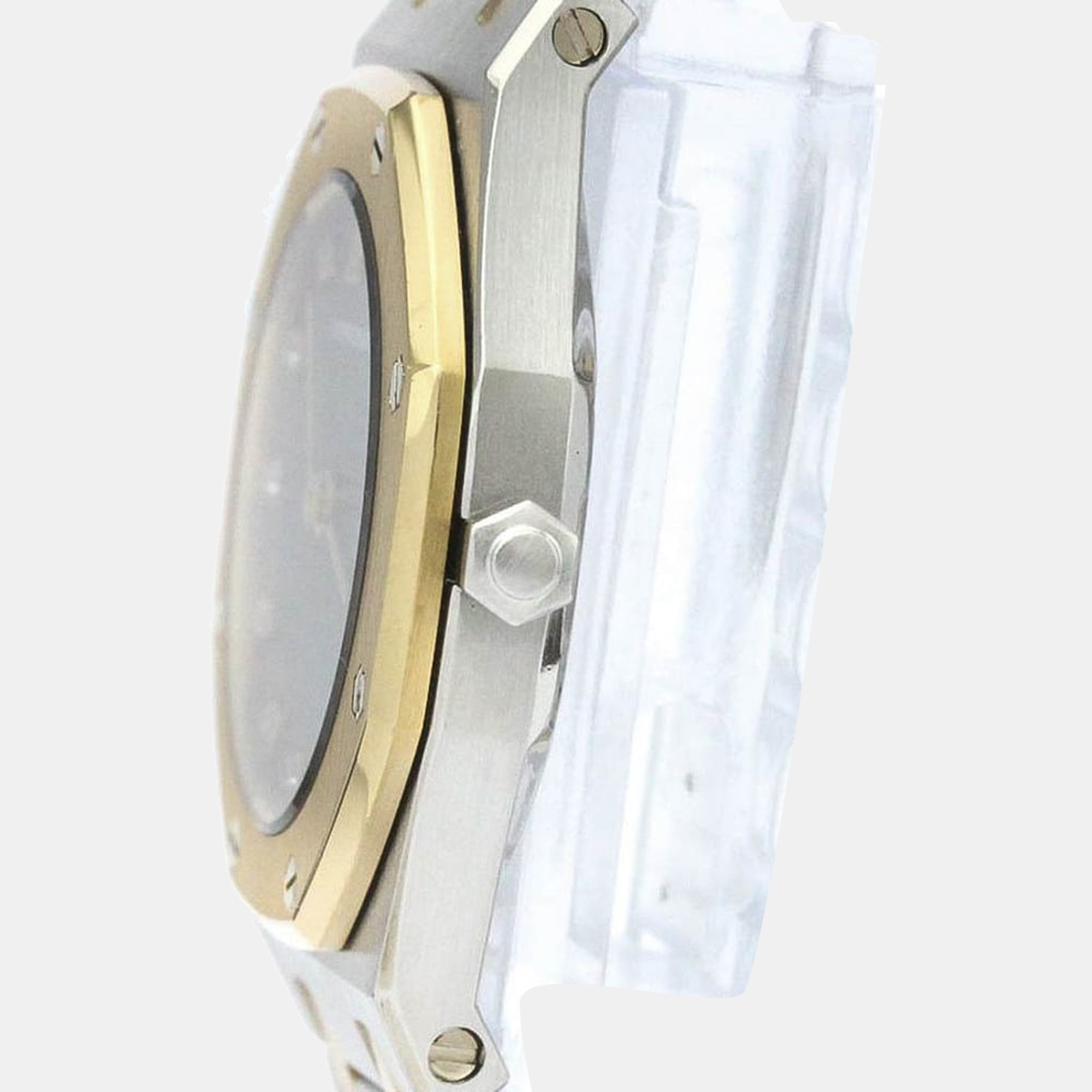 

Audemars Piguet Grey 18K Yellow Gold And Stainless Steel Royal Oak Women's Wristwatch 26 mm