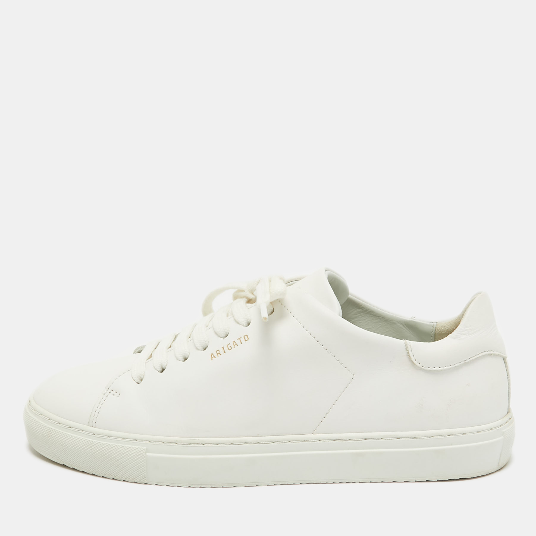 

Axel Arigato White Leather Lace Up Sneakers Size