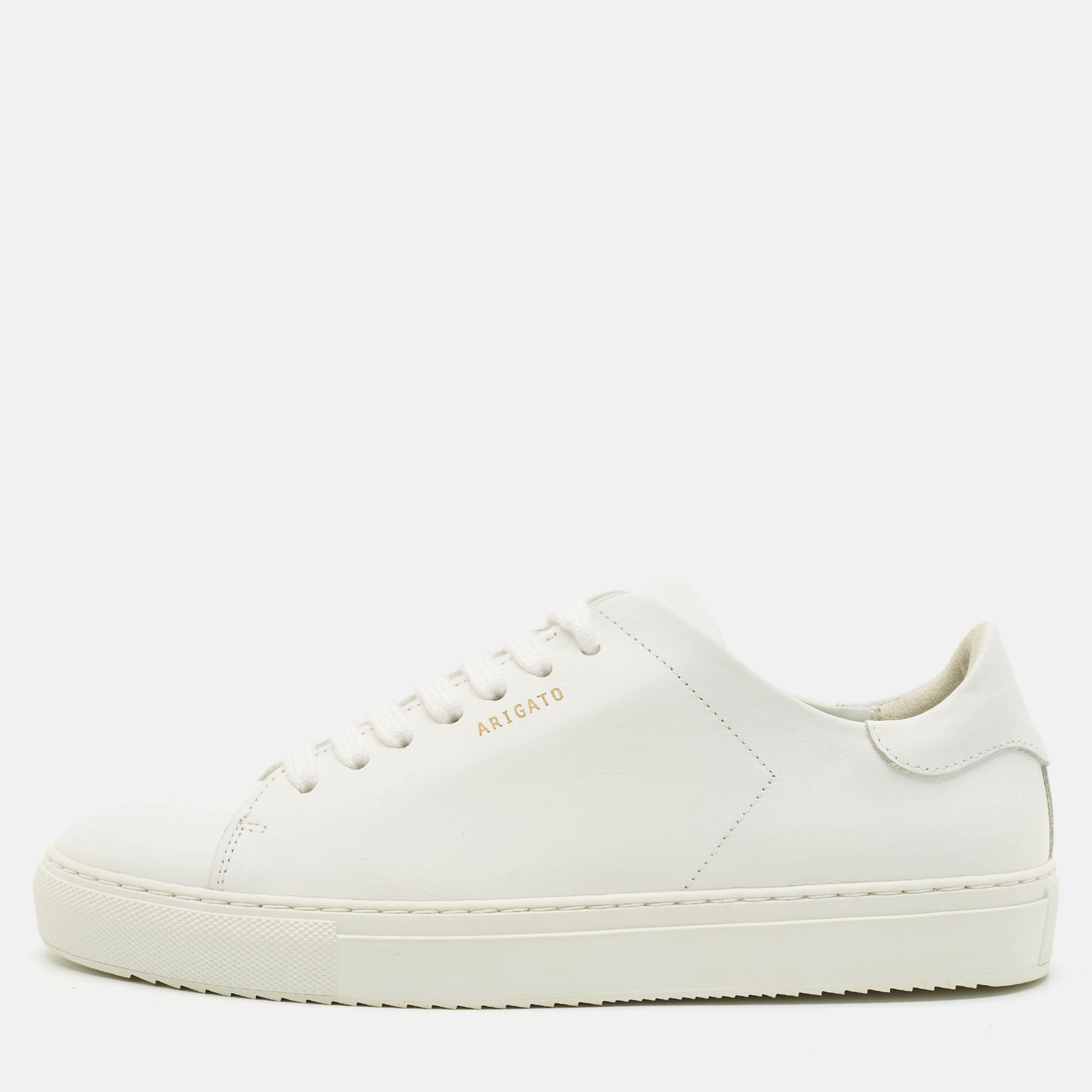 

Axel Arigato White Leather Lace Up Sneakers Size