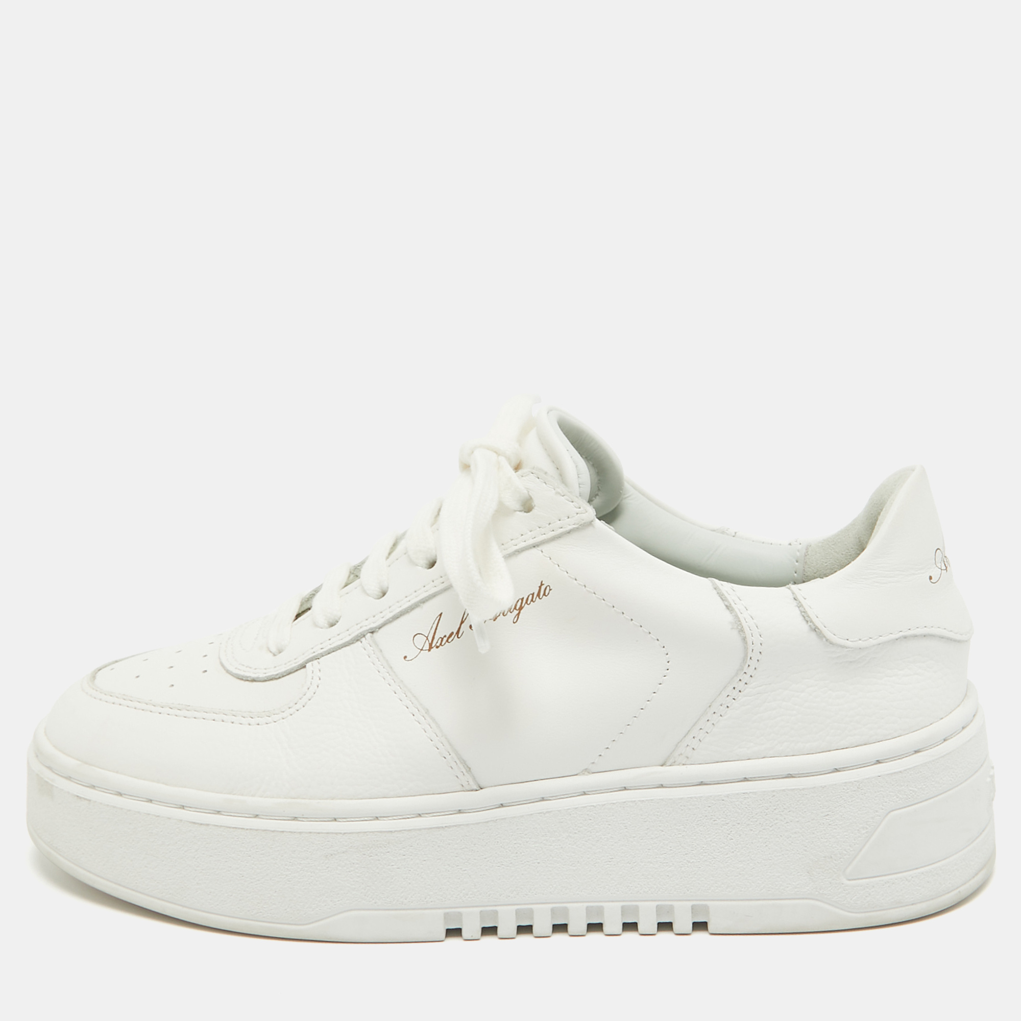 

Axel Arigato White Leather Orbit Sneakers Size
