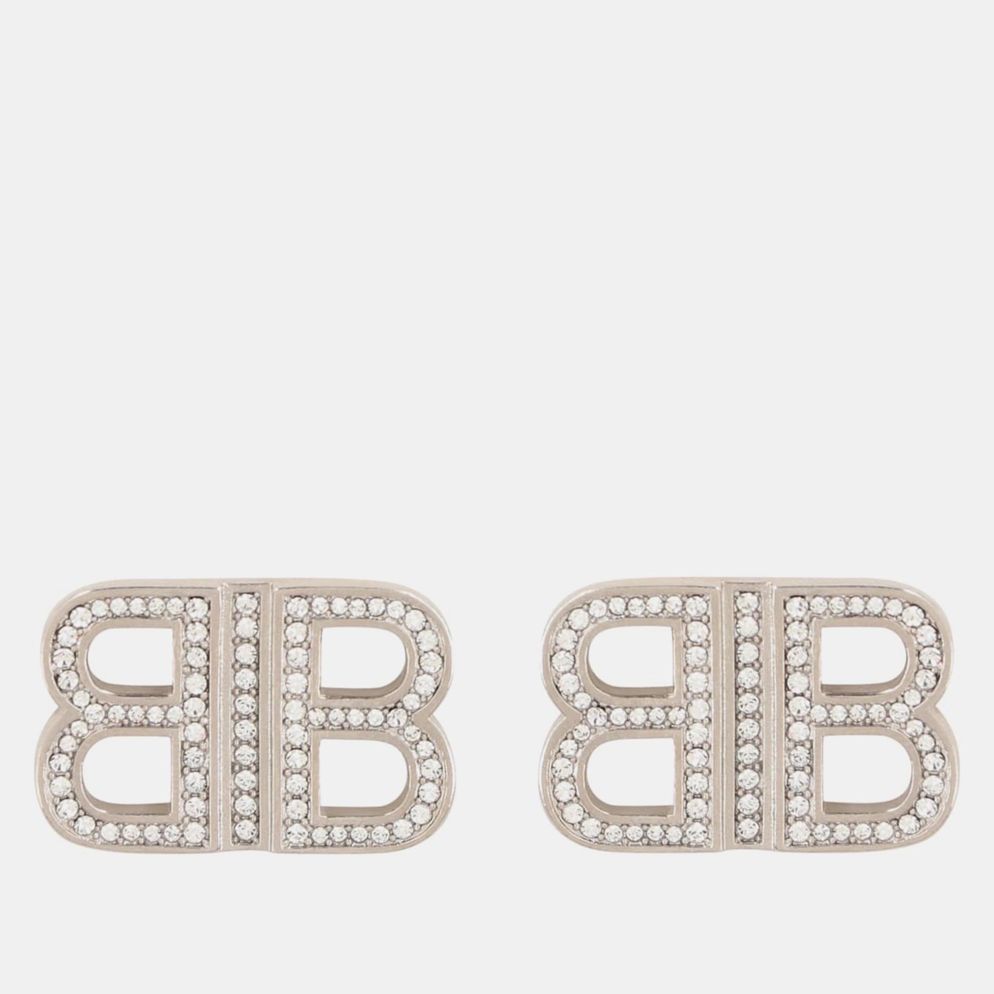 

Balenciaga Silver Bb 2.0  Earrings