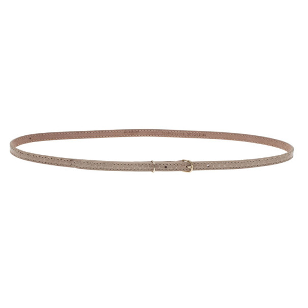 Balenciaga Beige Python Skinny Belt 85CM