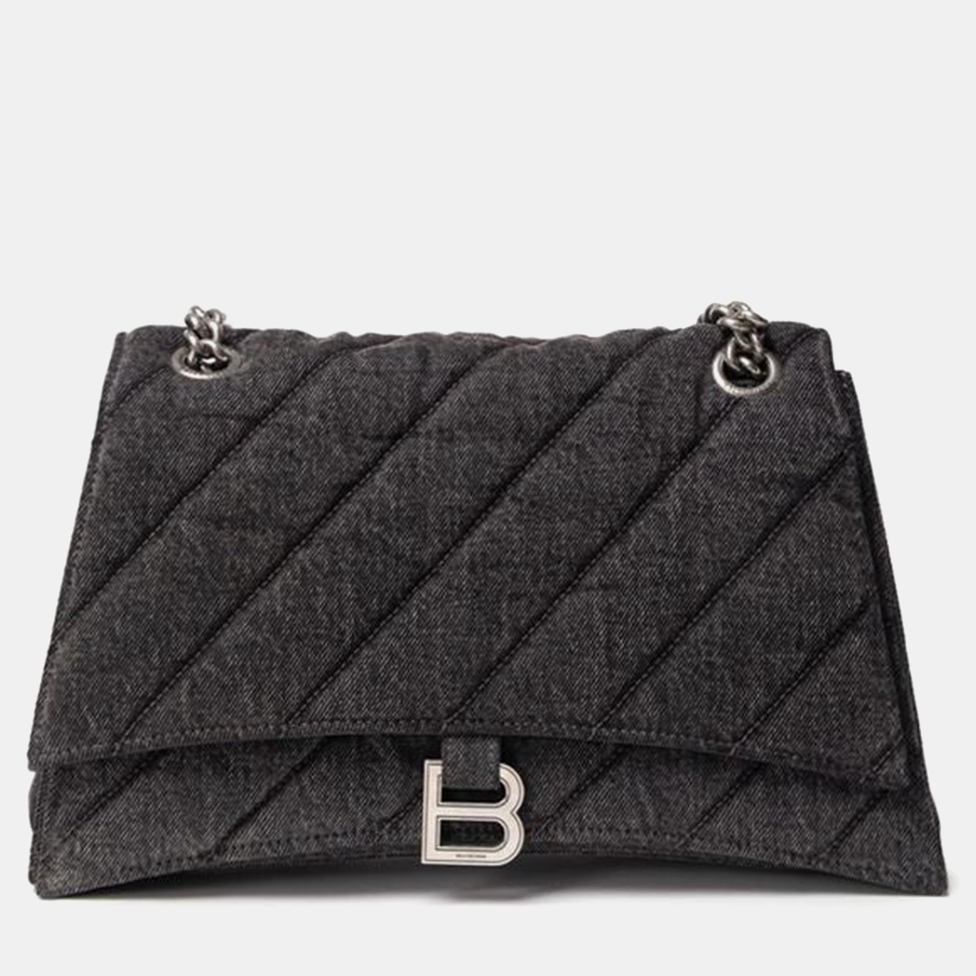 

Balenciaga Crush Black Fabric And Leather Shoulder Bag