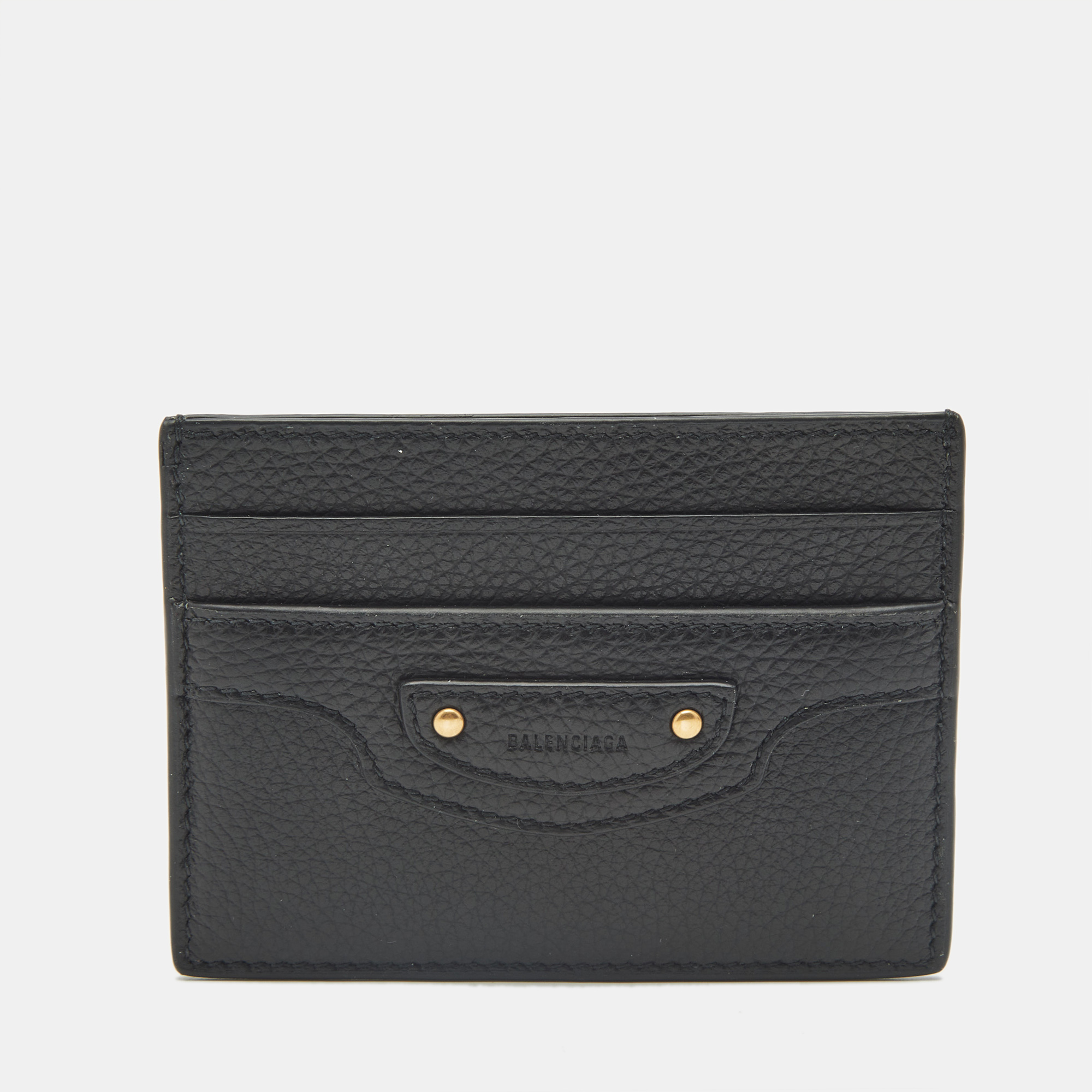 

Balenciaga Neo Classic Black Leather Card Holder