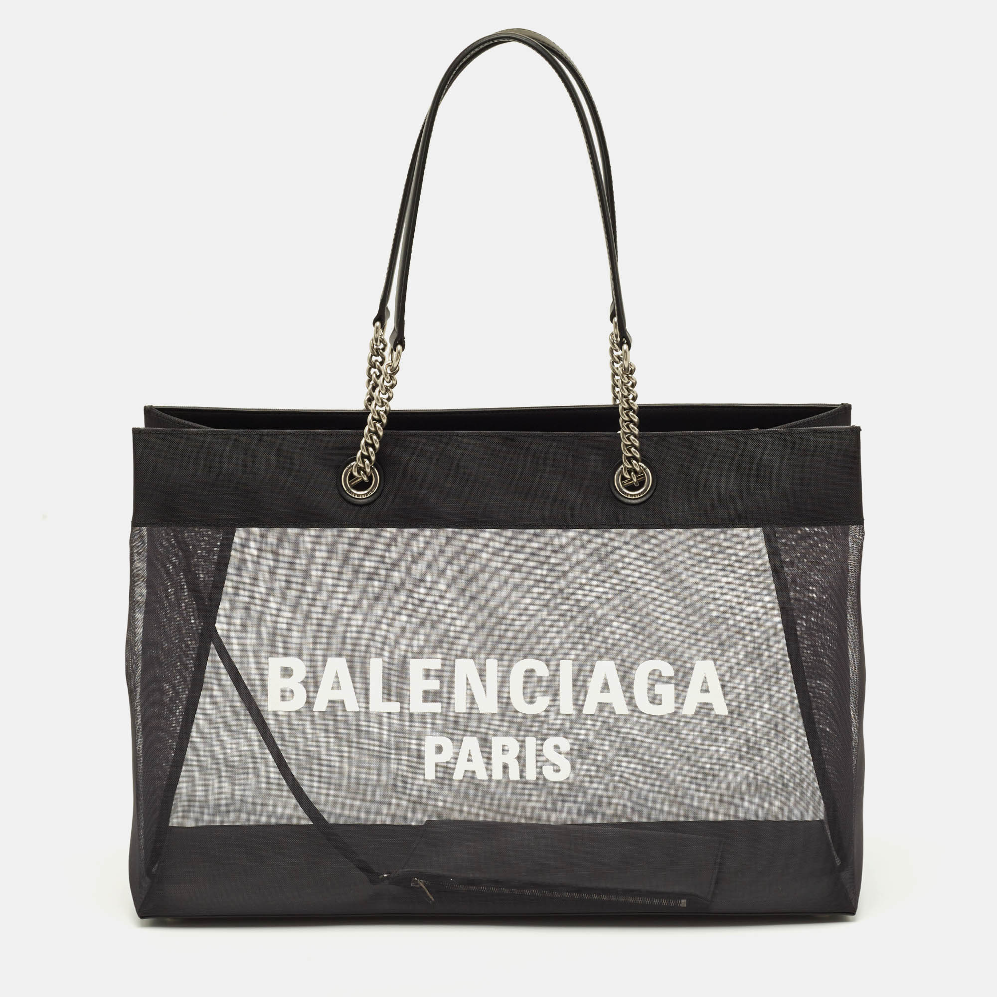 

Balenciaga Duty Free  Black Mesh Nylon Tote