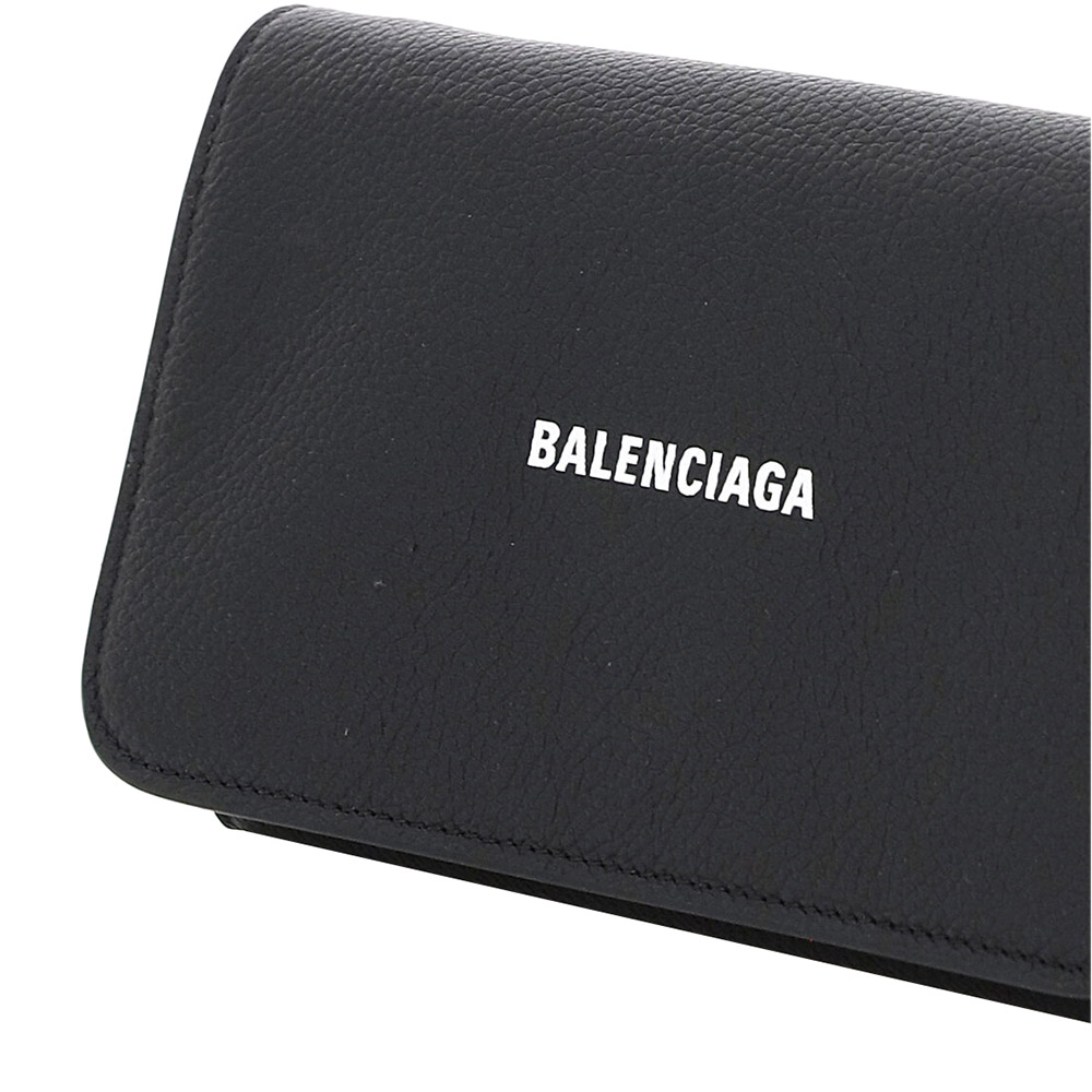 

Balenciaga Black Leather Chain Small Crossbody Bag