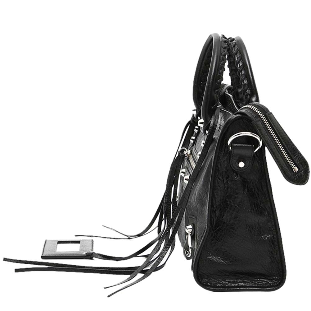

Balenciaga Black Leather Motorcycle City Small Bag