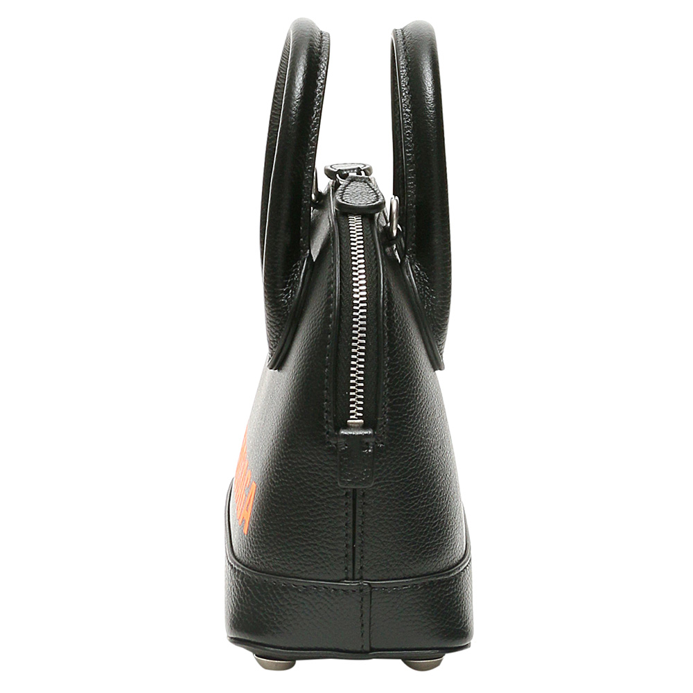 

Balenciaga Black/Orange Leather Ville  Bag
