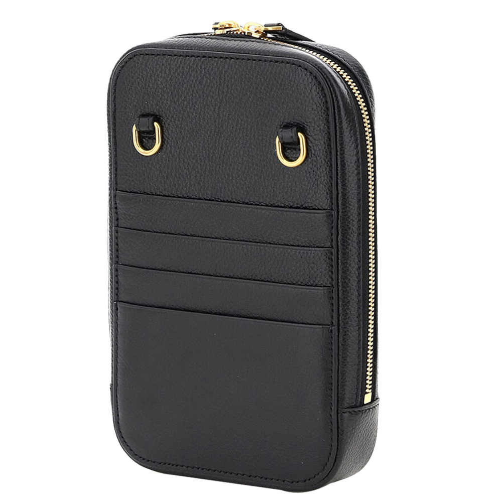 

Balenciaga Black Leather Cash Phone Case Crossbody bag