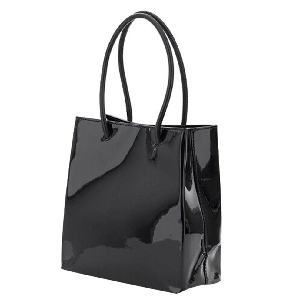 

Balenciaga Black Patent Leather North South  Tote Bag