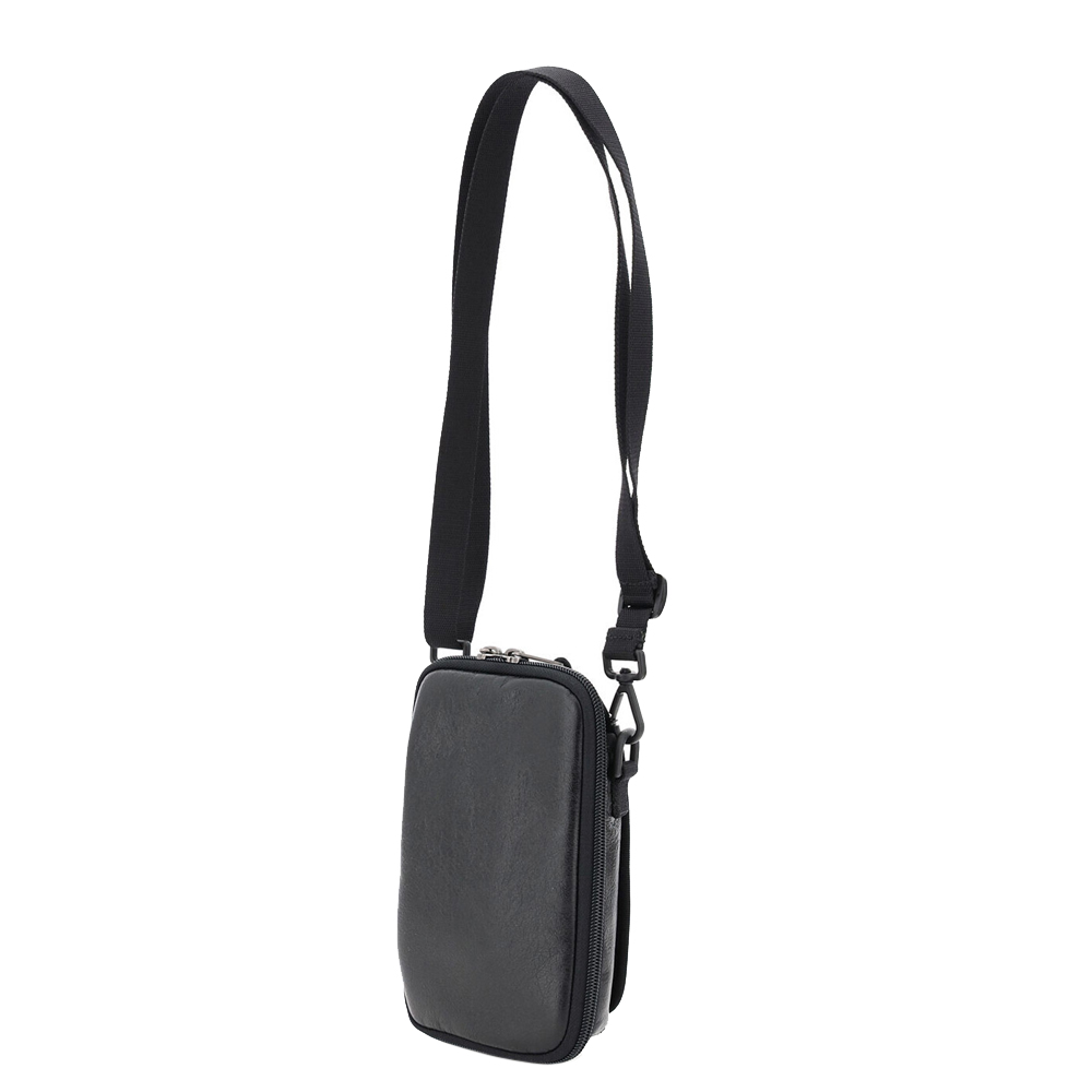 

Balenciaga Black Lambskin Leather Explorer Crossbody Pouch Bag