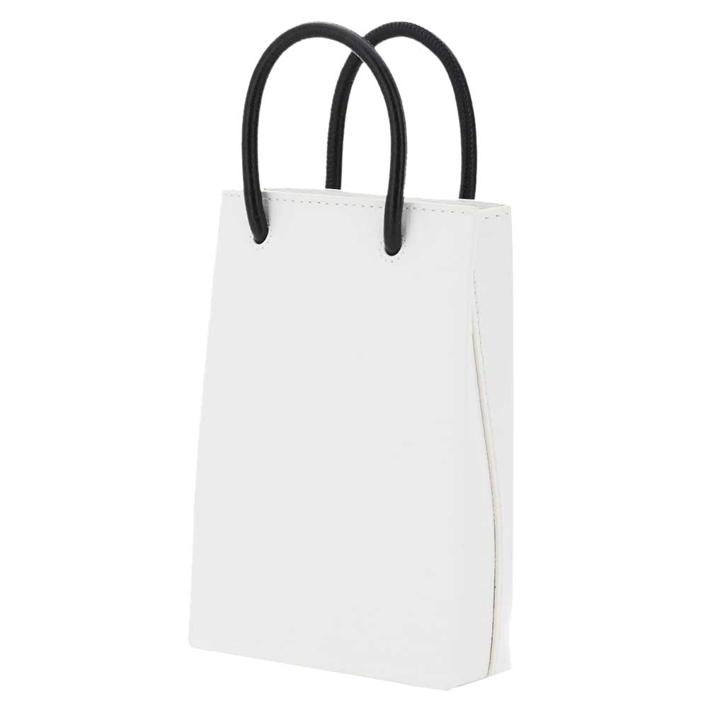 

Balenciaga White Leather Shopping Phone Bag