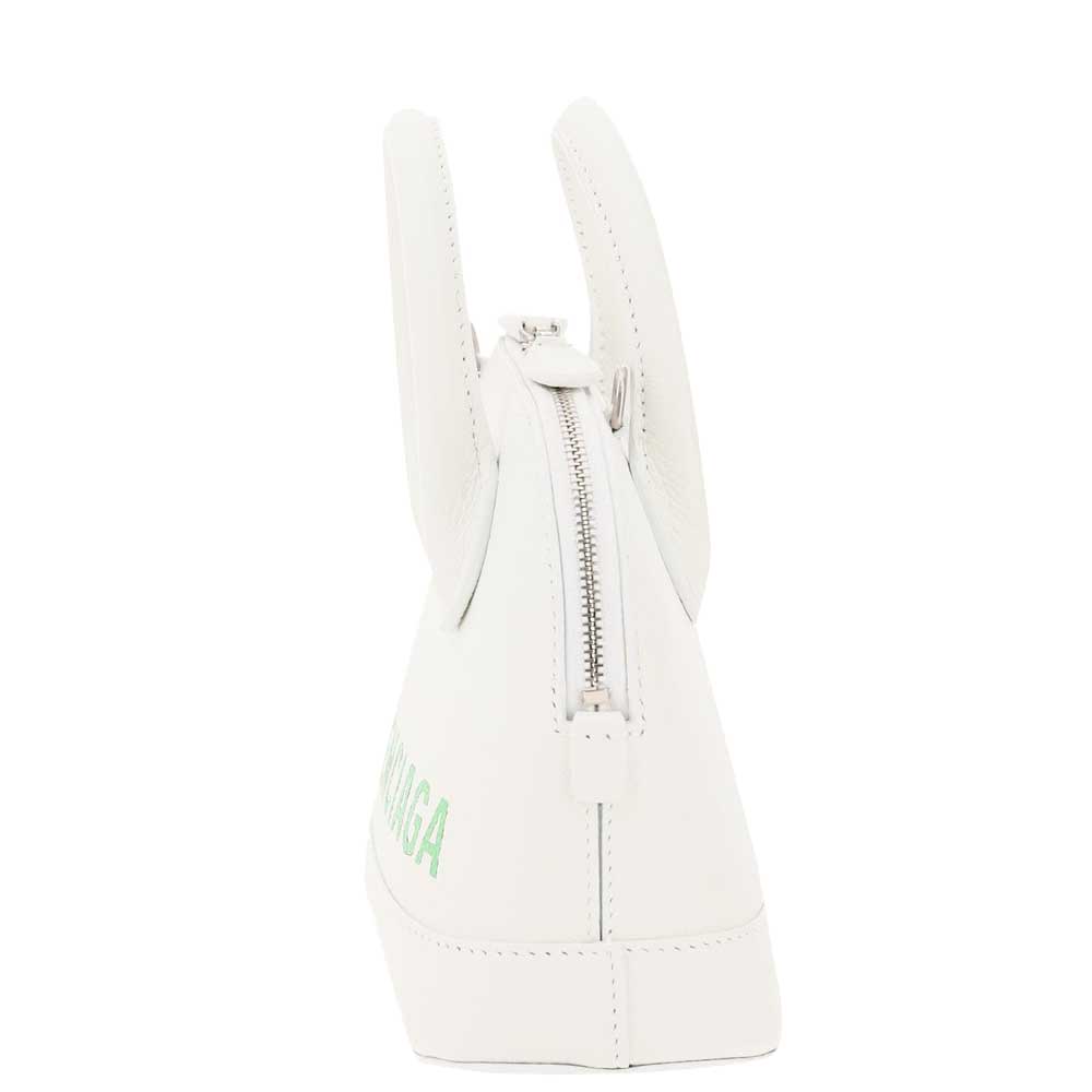 

Balenciaga White Leather Ville AJ  Tote Bag