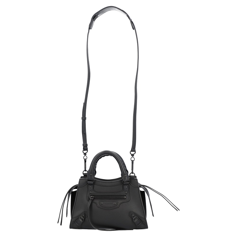 

Balenciaga Black Leather Neo Classic Mini top handle bag