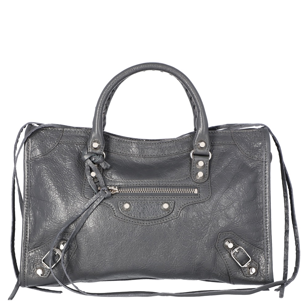 

Balenciaga Grey Leather Classic City Small Bag