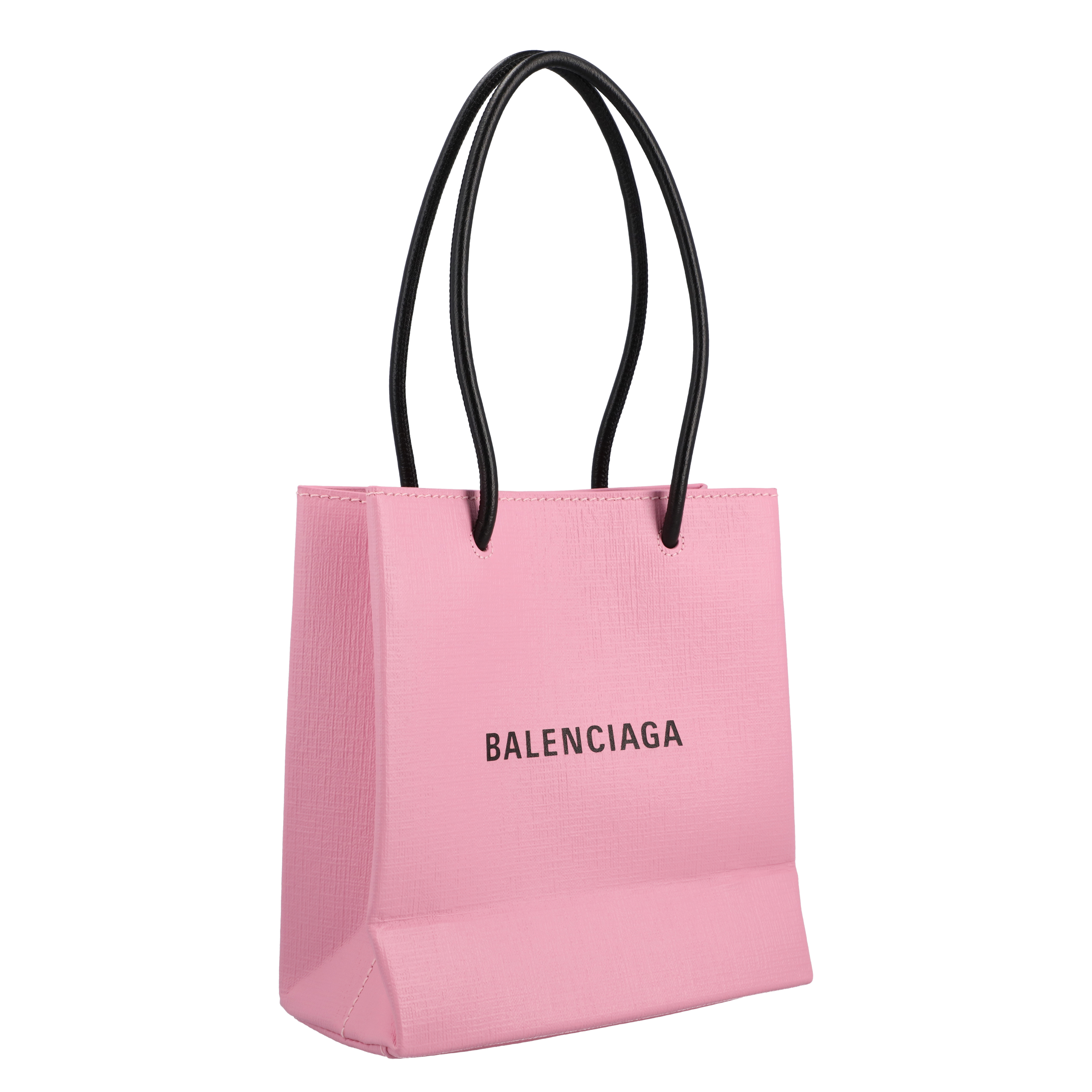 

Balenciaga Pink Leather  North South Shopping Tote Bag