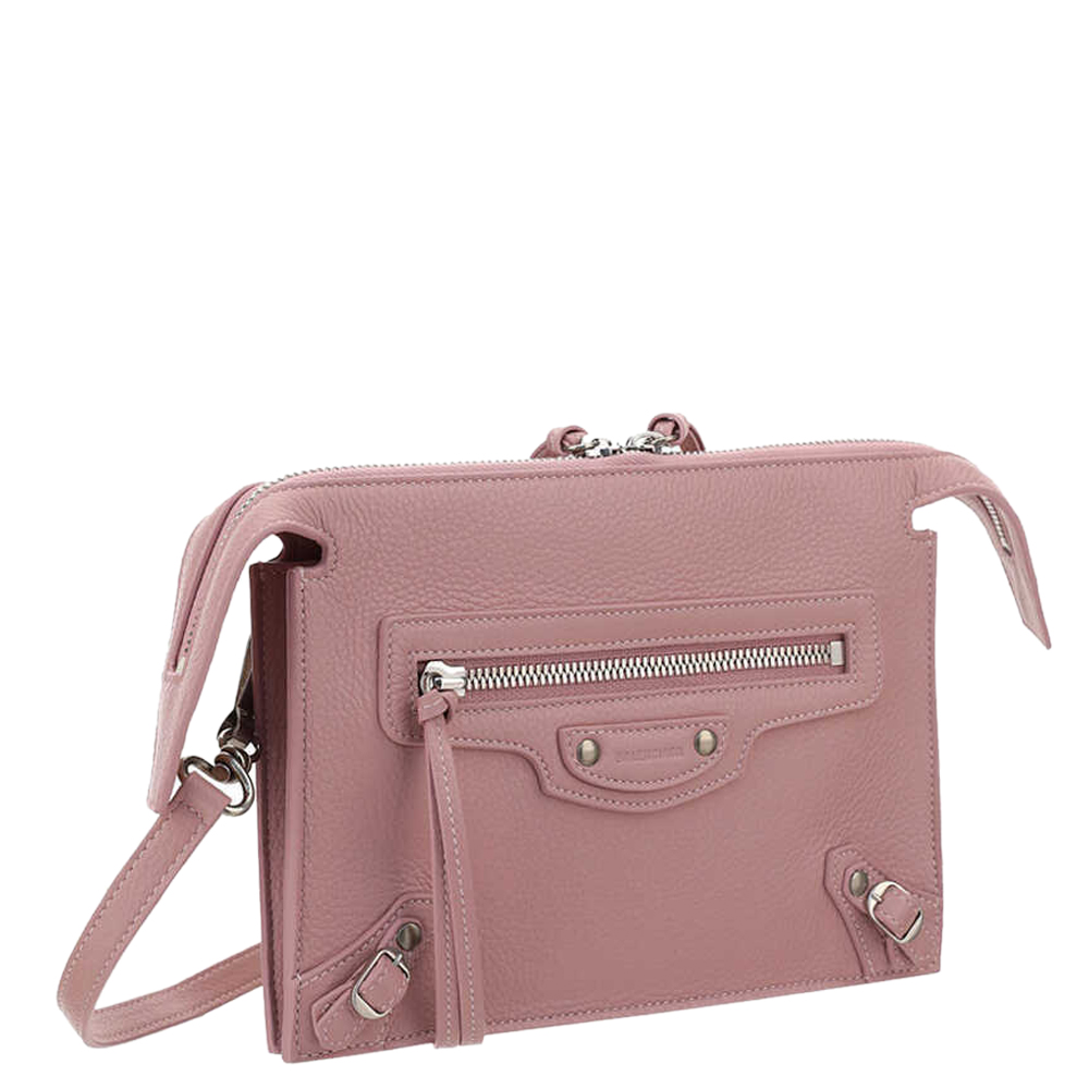 

Balenciaga Pink Leather Neo Classic Multipocket strap bag