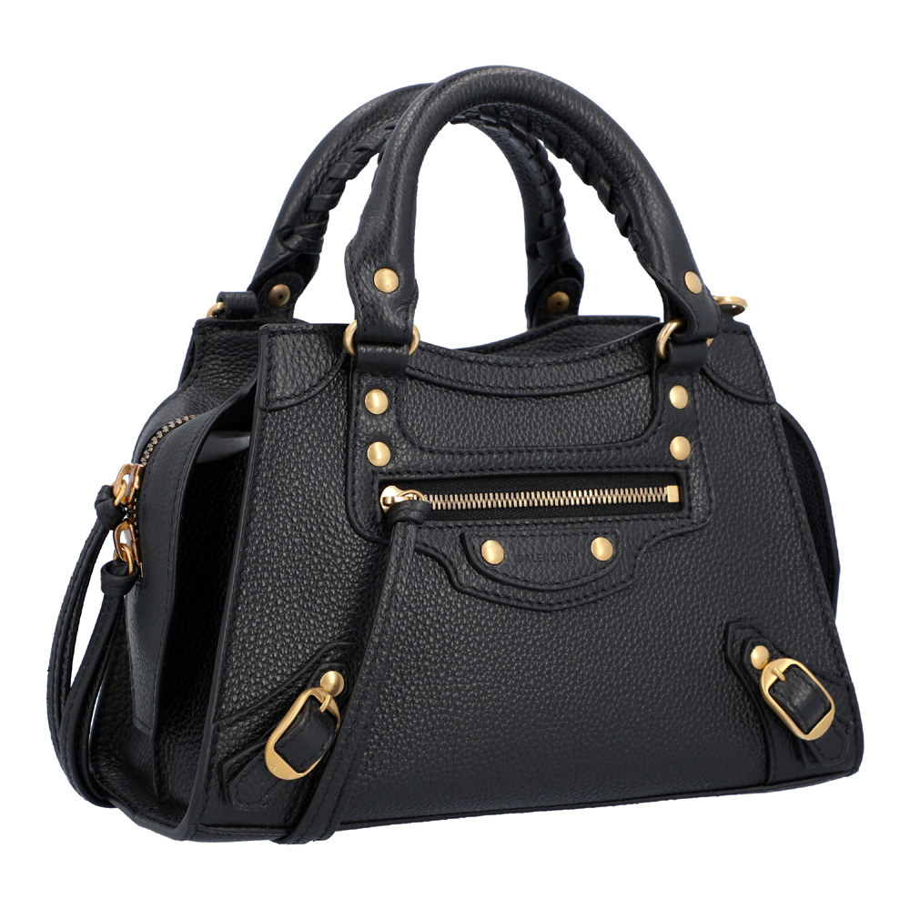 

Balenciaga Black Leather Neo Classic Mini Bag