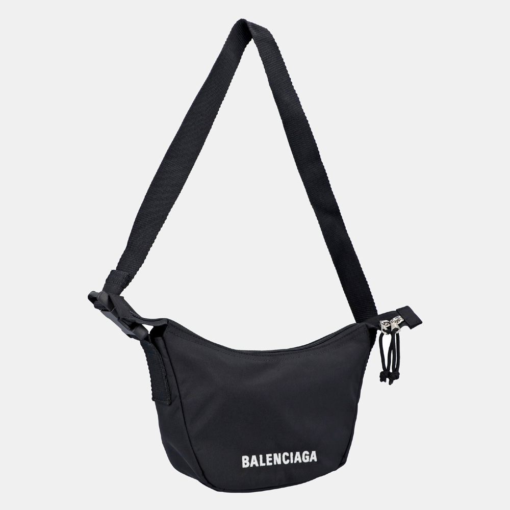 

Balenciaga Black Nylon Small Wheel Bag