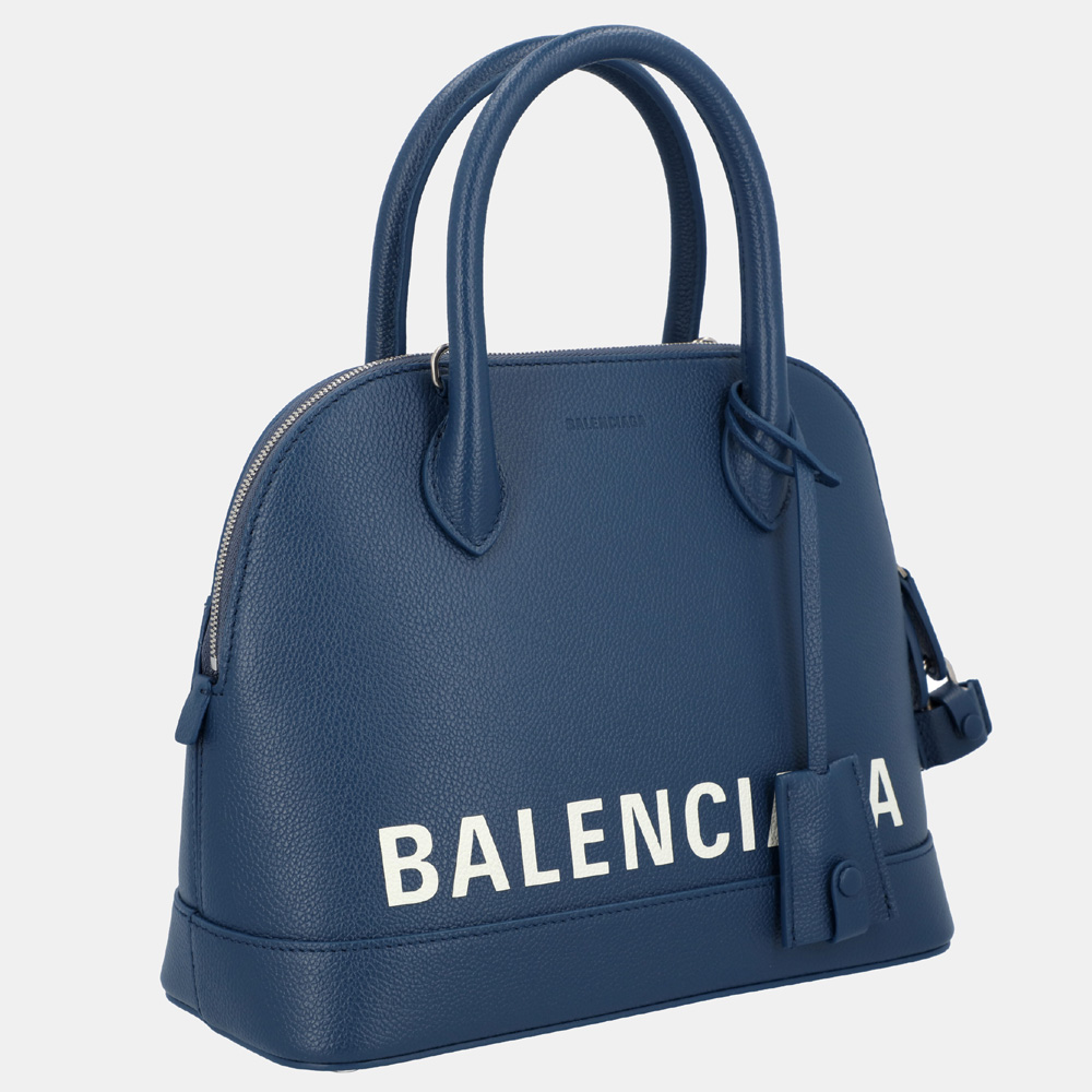 

Balenciaga Blue Leather Ville Small Bag