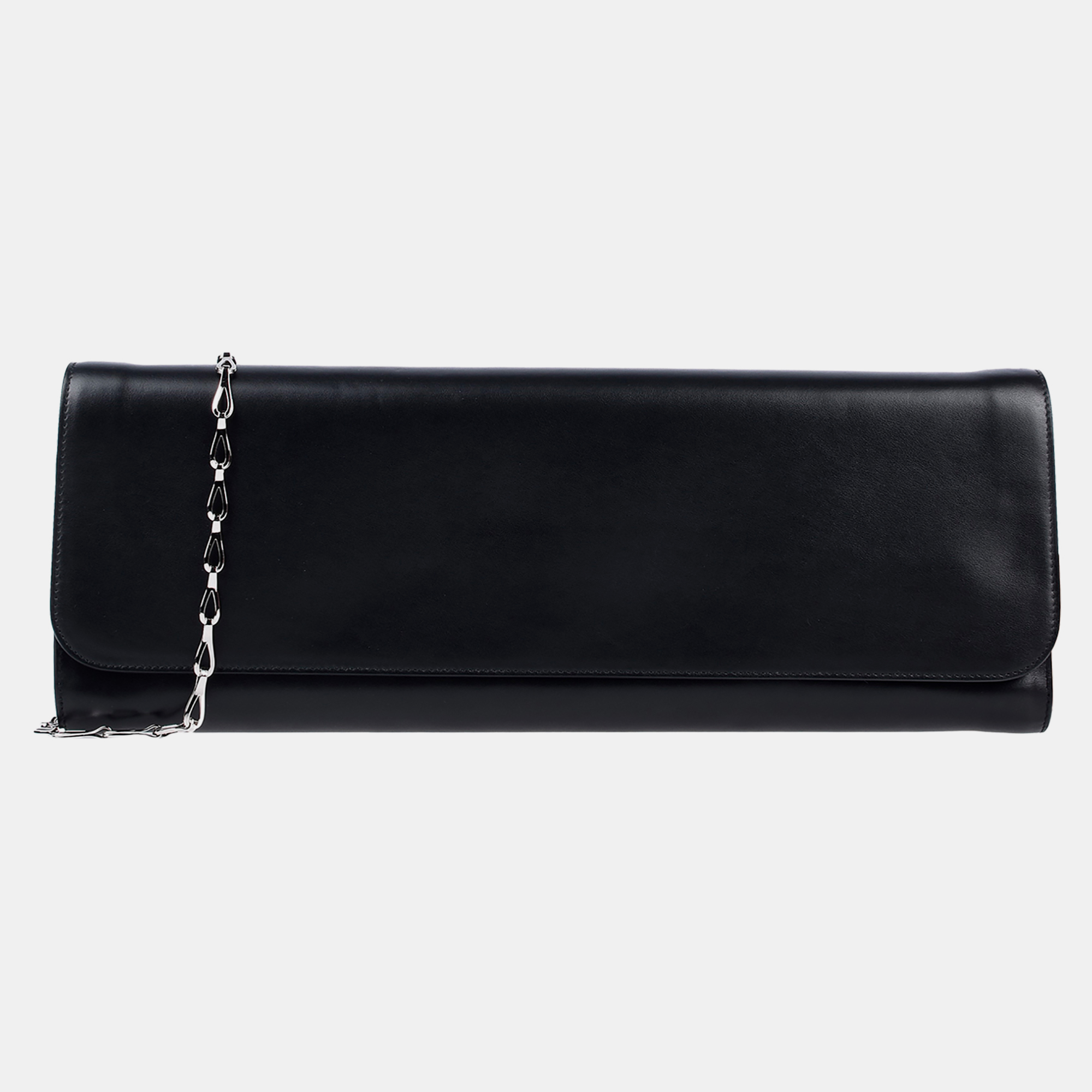 

Balenciaga Black Leather Oversize Clutch
